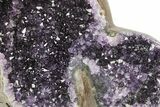 Dark Purple Amethyst Geode - Uruguay #275663-2